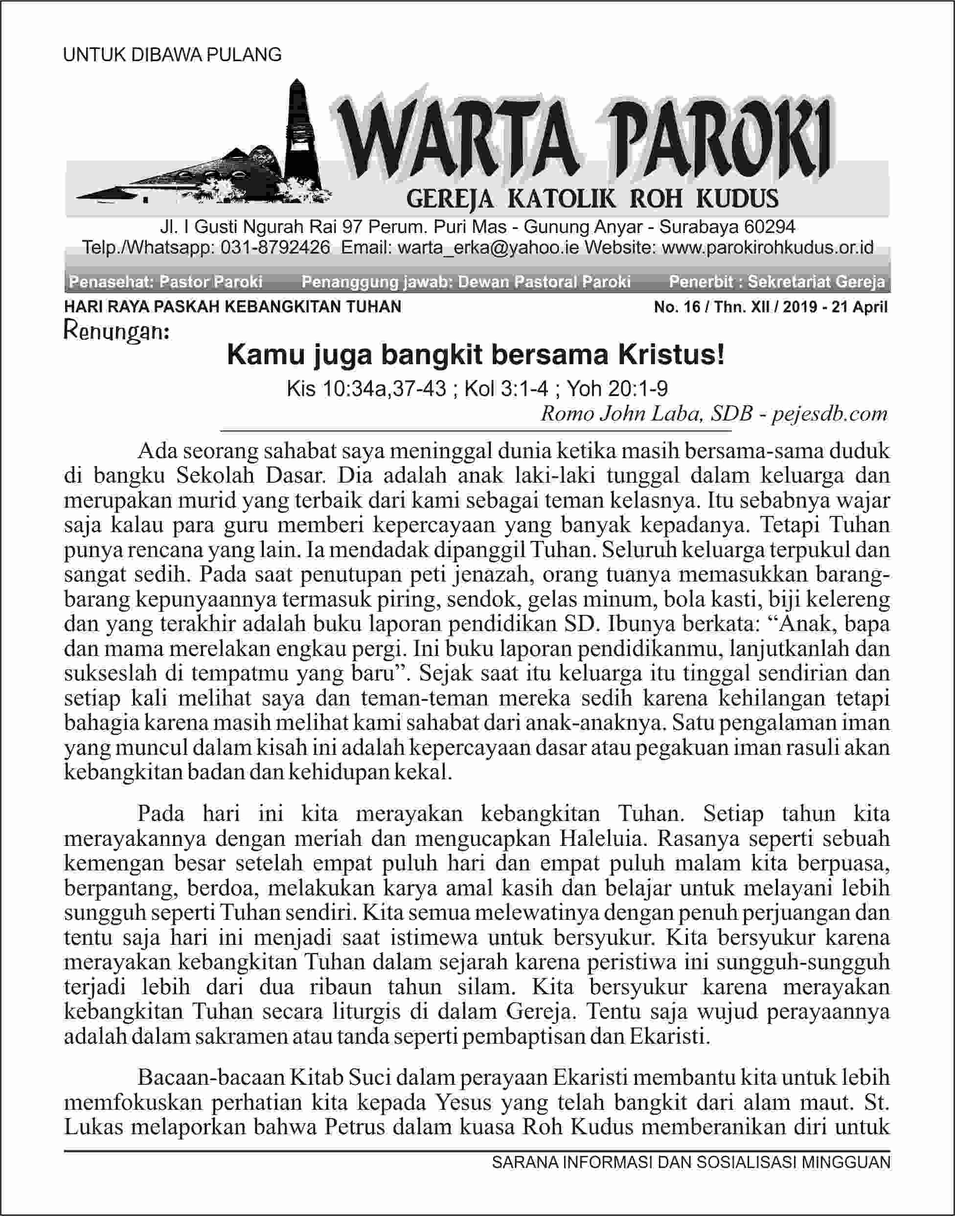 Paroki Roh Kudus
